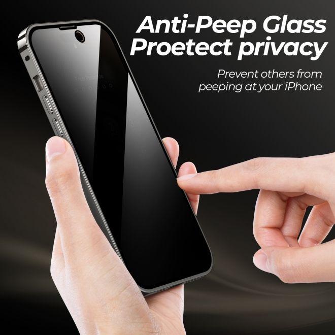 Produktbild MU Classic 360 Grad Hülle Privacy Locking Edition (Apple iPhone 15 Plus)