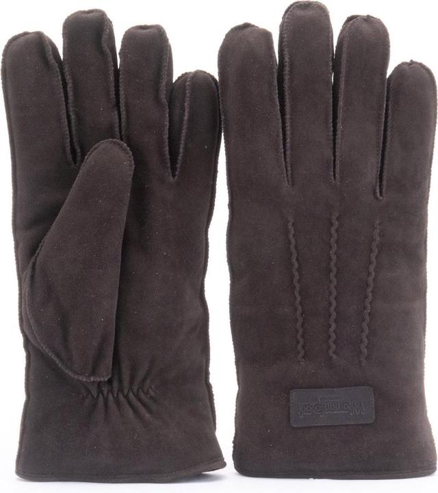 Produktbild Warmbat Herrenhandschuhe Ziegen Wildleder - Choco - Grösse XL (XL)
