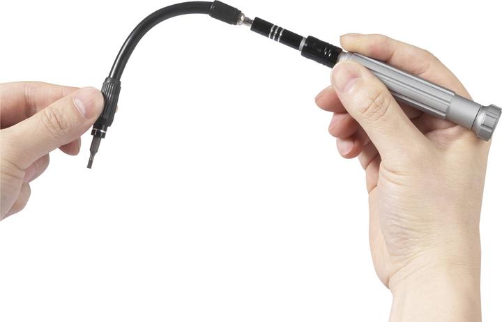 Actual product image Toolcraft TO-9407052 Bit set 150 pieces Phillips, Phillips Pozi (Allen screw, Tri-wing)