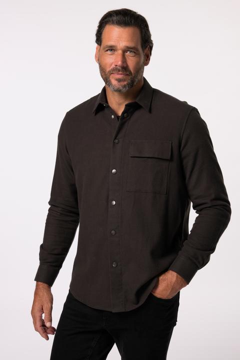 Produktbild JP1880 JP 1880 Overshirt, Langarm, Flanell, Kentkragen, bis 7 XL (XXL)