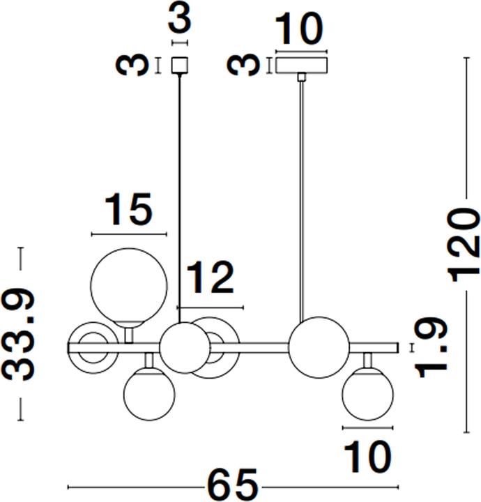 Produktbild Nova Luce Odillia (G9)