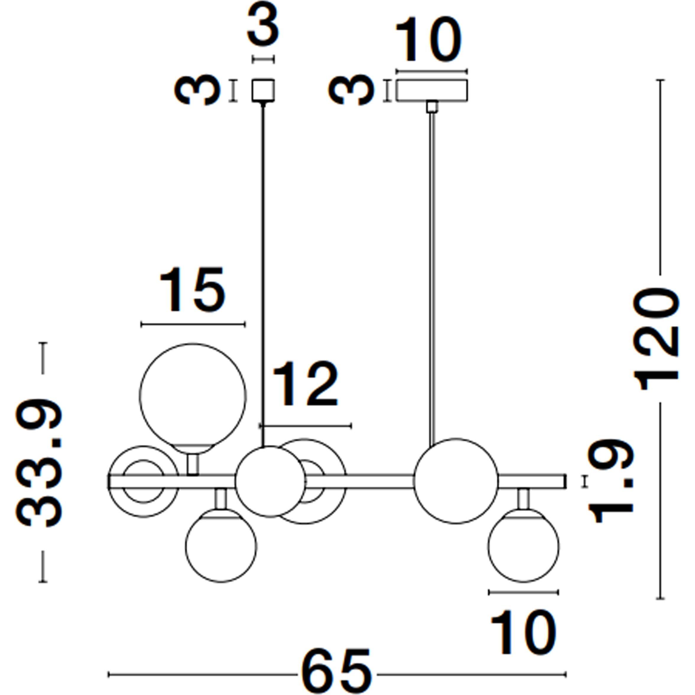 Thumbnail - Nova Luce, Pendelleuchte, Odillia (G9)