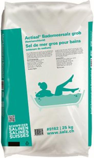 Actual product image Actisal Meersalz für Badezwecke (Bath salts)
