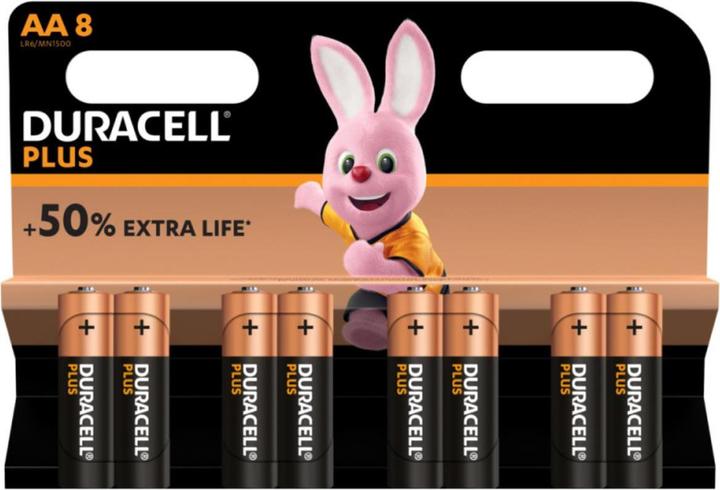 Duracell Plus (8 pcs., AA, 2700 mAh)