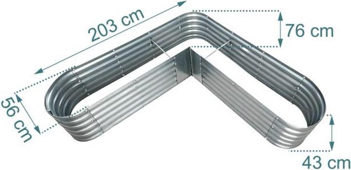 Produktbild Relaxdays Hochbeet