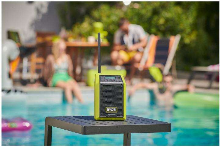 Produktbild Ryobi RRDAB18-0 18 V ONE+ Akku-Bluetooth-Radio, DAB/DAB+ Fun (FM, AM, DAB, Bluetooth)