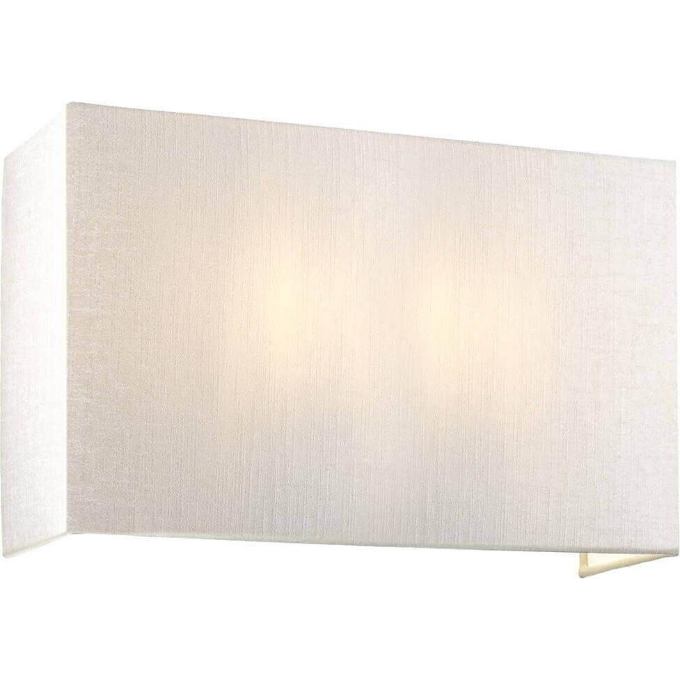 Elstead Lighting, Wandleuchte + Deckenleuchte, Riley Wandleuchte E27 2-fach Poliertes Chrom Elfenbein (E27)