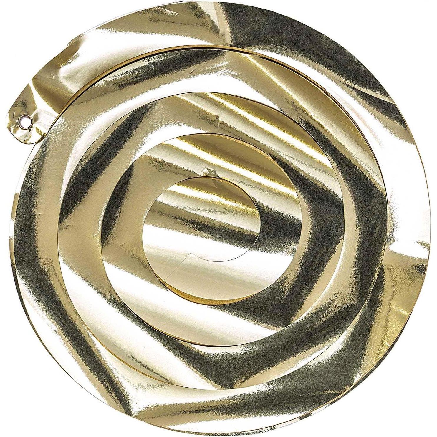 Thumbnail - Rico Design Papierdekoration Spirale 2 Stück, Gold