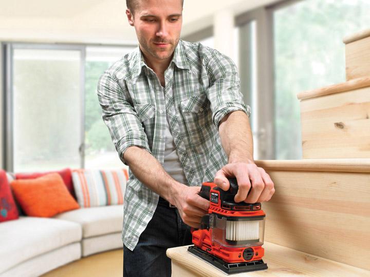 Immagine prodotto Black & Decker Levigatrice orbitale 270W DUOSAND (Levigatrice orbitale, 270 W)