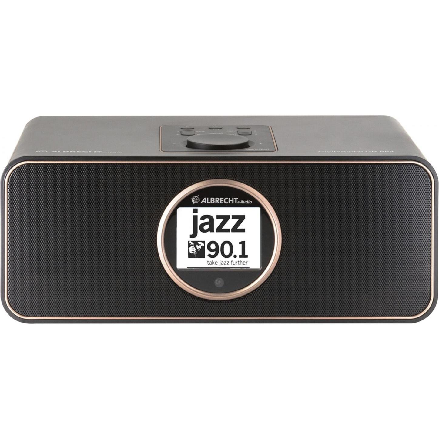 Albrecht DR 884 (DAB+, Internetradio, GPS, Bluetooth), Radio, Schwarz