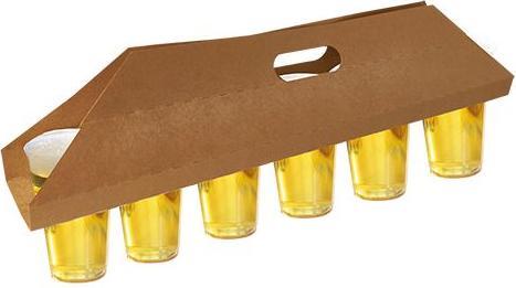 Image du produit Papstar Plateaux "pure" pour gobelets (30 x)