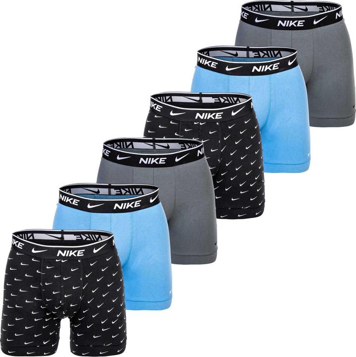 Schwarz/grau/blau