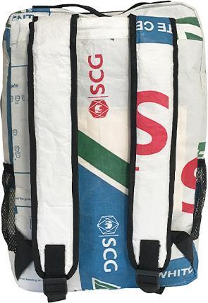 Actual product image Bekos Upcycling - Tagesrucksack aus recycelten Zementsäcke Elephant