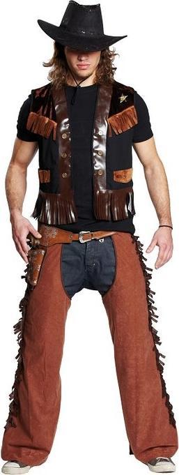 VESTITO CARNEVALE BAMBINO COWBOY TAGLIA 8-10 ANNI