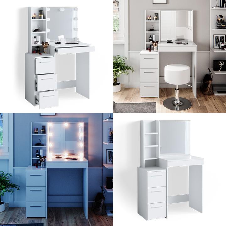 Image du produit Vicco Meryl avec miroir (80 x 40 x 127 cm)