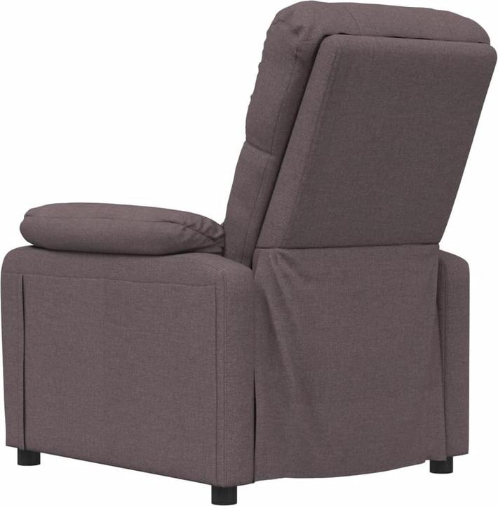 Immagine prodotto vidaXL Poltrona massaggiante Poltrona TV Poltrona relax Poltrona reclinabile Tessuto marrone scuro