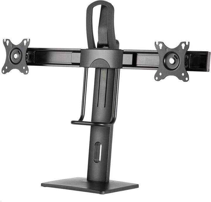 Actual product image MonLines MTH013 Dual table monitor stand up to 27 inch, height adjustable (Table, 27")