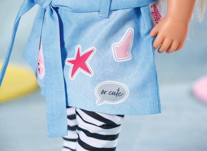 Actual product image Zapf Creation BABY born Deluxe Jeans Dress, 43cm