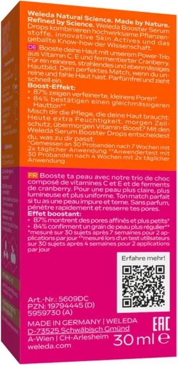 Produktbild Weleda Serum Drops Pore Refining (30 ml)