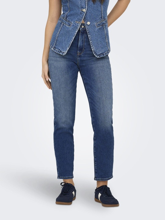 Immagine prodotto Only ONLEMILY Jeans a vita alta e taglio dritto Jeans dalla vestibilità dritta (W33/L32)