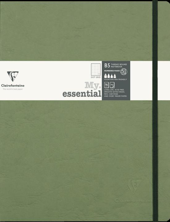 Immagine prodotto Clairefontaine Taccuino della borsa dell'età (B5, Quadretti, Copertina rigida)