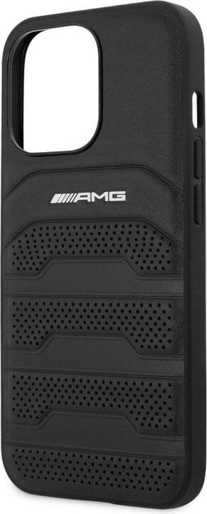 Actual product image Mercedes Mercedes-Benz CASE AMG LINE LEATHER for iPhone 14 PRO universal (Apple iPhone 14 Pro)