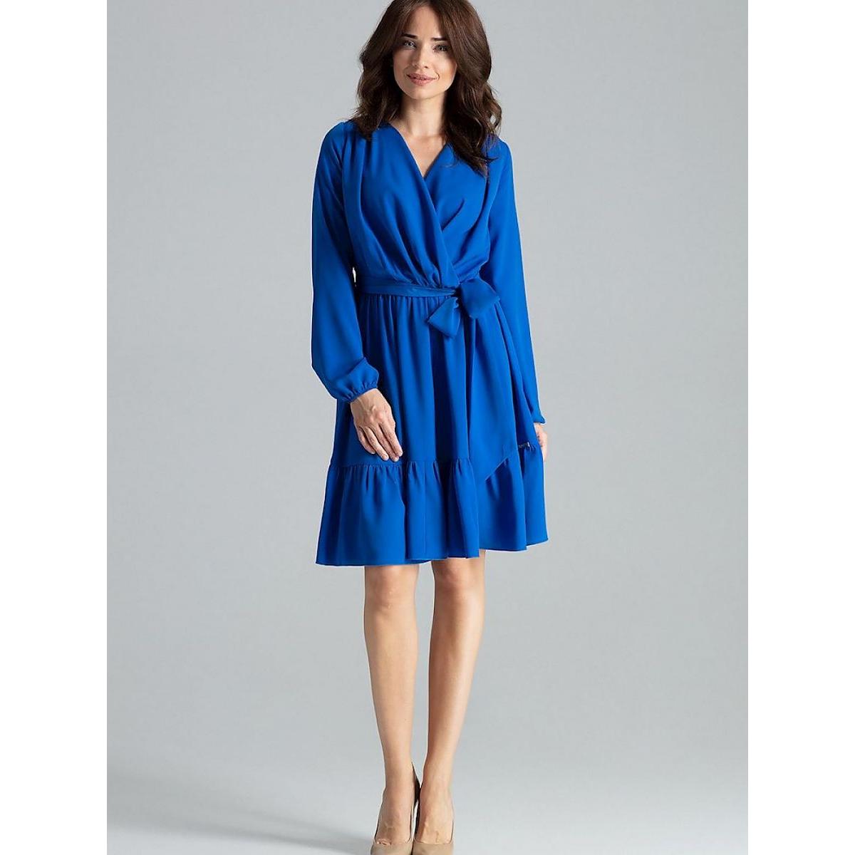 Lenitif, Damen, Kleider, Cocktailkleid, Blau, (S)