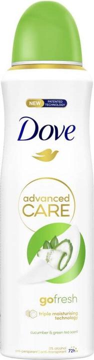 Image du produit Dove Advanced Care Go Fresh Cucumber & Green Tea Antiperspirant with Triple Moisturizing Techno (Spray, 200 ml)
