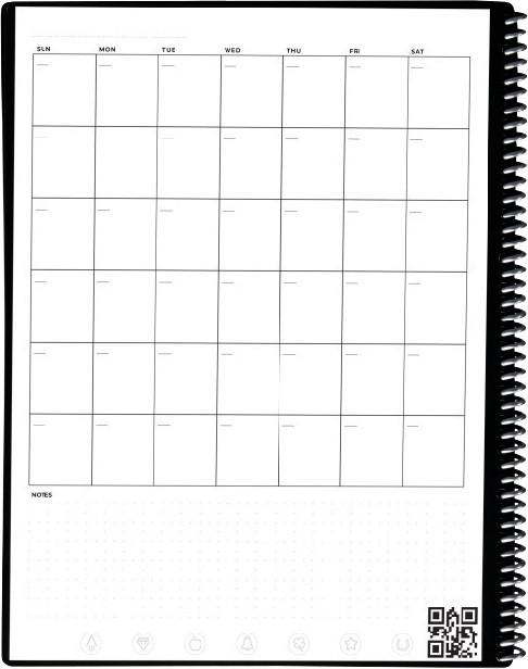 Produktbild Rocketbook Spiralbuch Fusion (A4, Gepunktet, Weicher Einband)