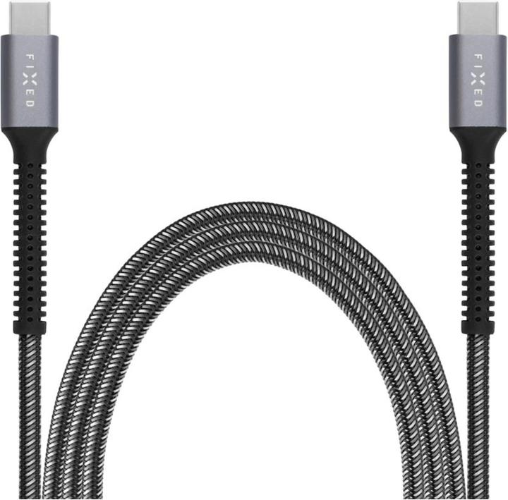 Fixed Armor Cable USB-C/USB-C, 1.2 m, 240W, grey (1.20 m, USB 2.0, 240 W)