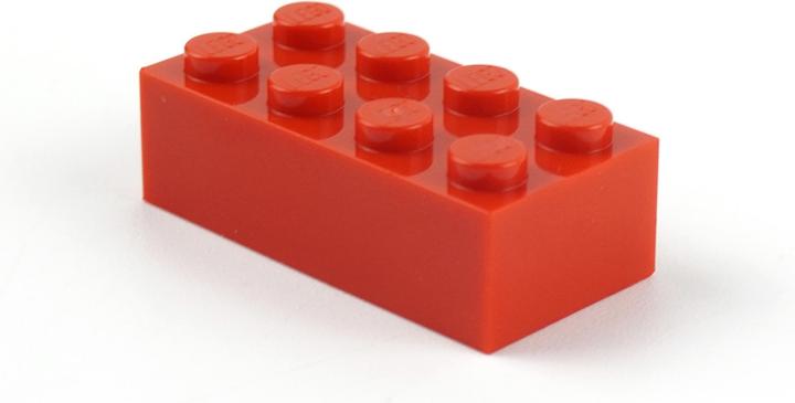 Actual product image LEGO 2x4 Bricks Red - Classic, Basic, City - red 3001 Quantity 100 pcs. (3001, LEGO Accessories)