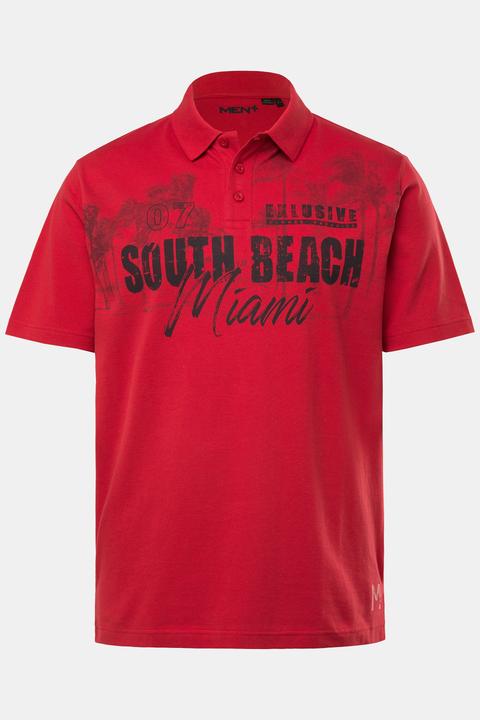 Produktbild Men+ Poloshirt, Halbarm, Brustprint, Piqué (8XL)