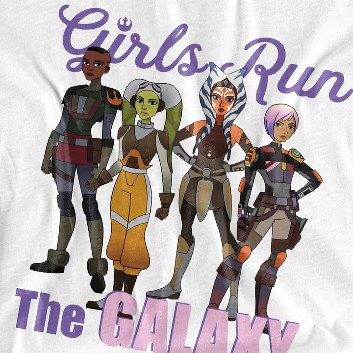 Immagine prodotto Ahsoka Galaxy Girls Maglietta Ketsu Sabine Hera Adulto Unisex (XXL)