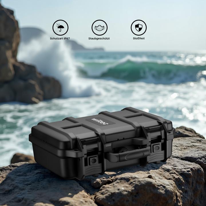 Produktbild Wiltec Universalkoffer 32x22,9x11,2cm wasserdicht Transportkoffer Schutzkoffer