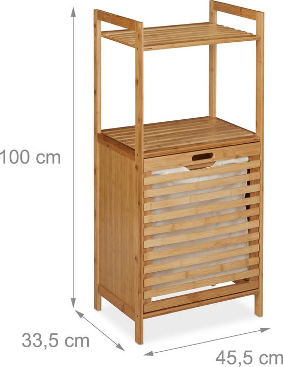 Image du produit Relaxdays Meuble panier-à-linge (32.50 l)