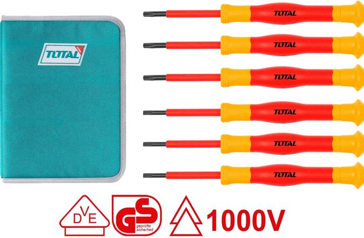 Image du produit Total Tournevis électrique pour montres, set de 6 pièces, industrie, S2