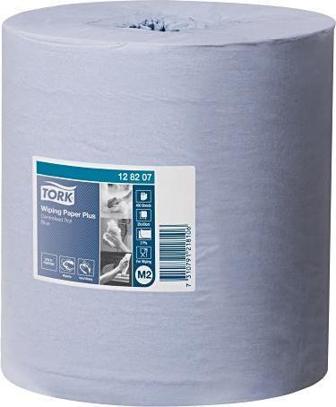 Actual product image Tork Wiping Paper Centre Roll Blue 6x157 (6 x)