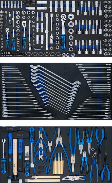 Produktbild BGS - Werkstattwagen XL, 7 Schubladen, mit 301 Werkzeugen (301x)