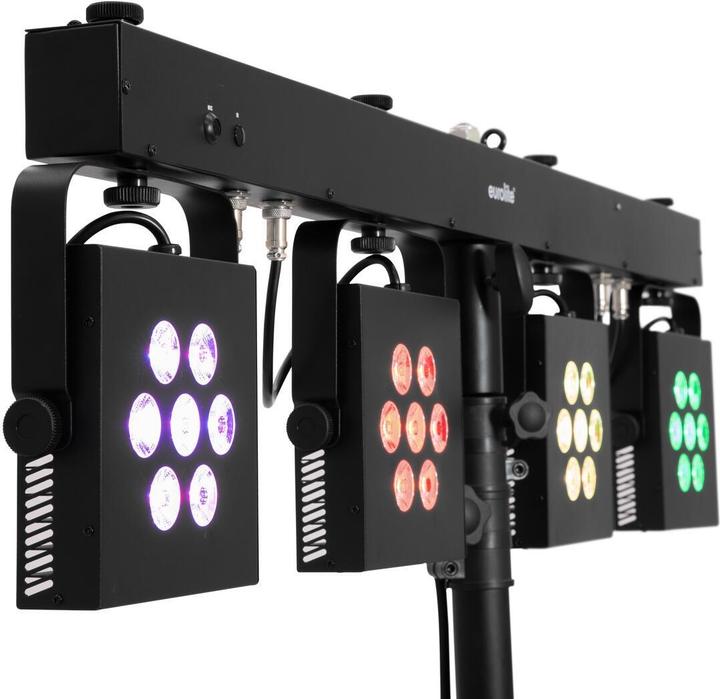 Immagine prodotto Eurolite Set LED KLS-3002 + STV-60-WOT UE treppiede in acciaio nero