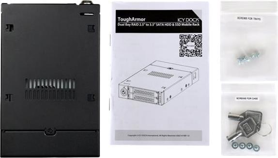 Produktbild Icy Dock Mb992skr-B 2x 2.5" Raid