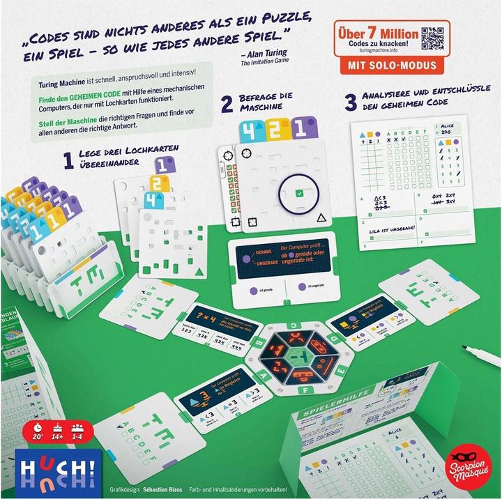 Produktbild Turing Machine (Deutsch, Englisch, 1 - 4 Spieler)