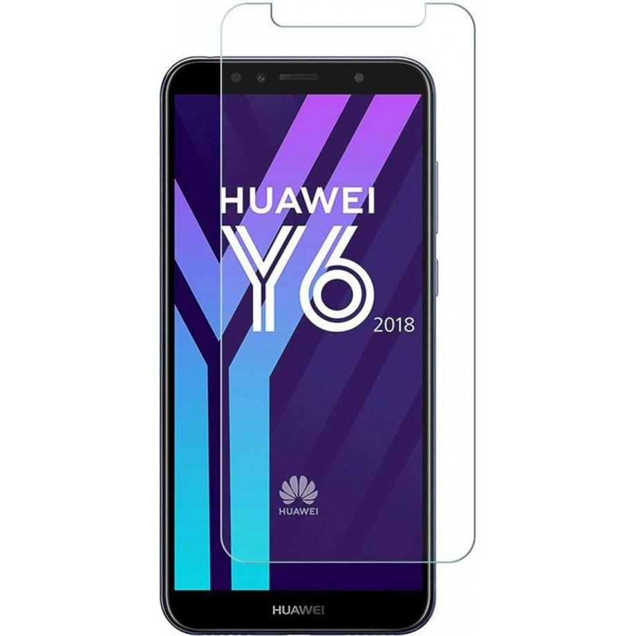 Screenguard Huawei Y6 2018 Panzerglas Schutzfolie Case Friendly Design (1 Stück, Huawei Y6 (2018)), Smartphone Schutzfol...
