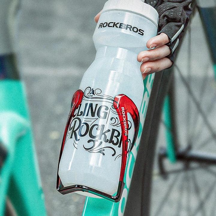 Produktbild Rockbros FK338 Fahrradhalter für Wasserflasche – Schwarz und Rot