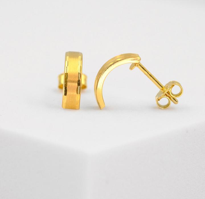 Immagine prodotto Muau Orecchini a perno (Oro giallo 750/18 carati)