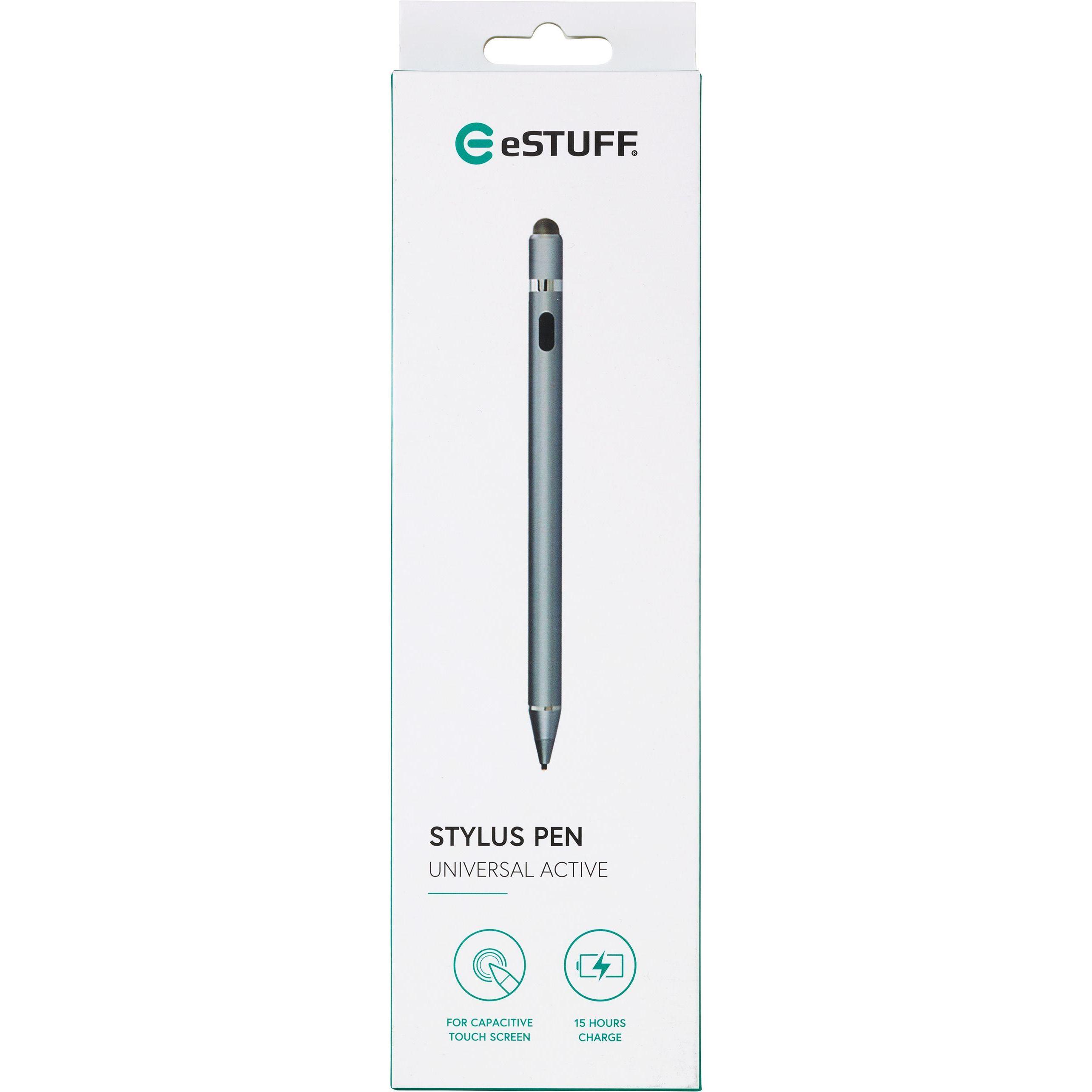 Thumbnail - eSTUFF Universal Active Stylus Pen, Stylus, Grau