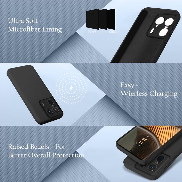 Produktbild Cadorabo Hülle für Motorola Moto Edge 50 Ultra im Liquid Case Design (Motorola Edge 50 Ultra)