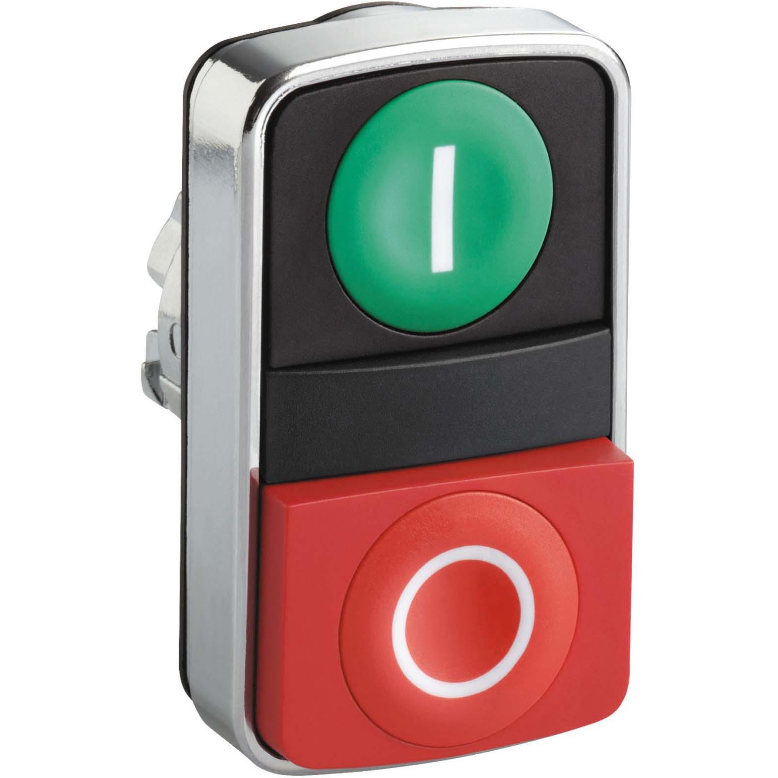 Schneider Electric Metal Double Headed Pushbuttons, Taster + Schalter, Rot