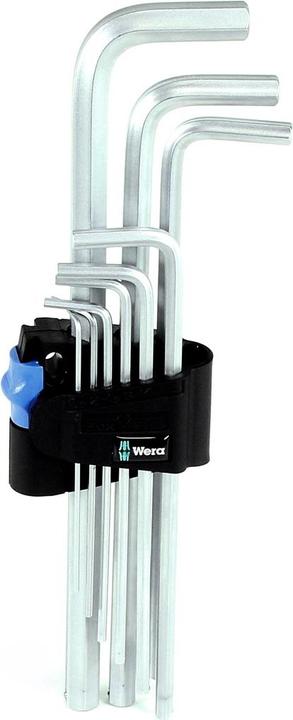 Actual product image Wera 950/9 L Hex-Plus HF 1 Angle wrench set for hexagon socket screws 9 pieces ( 05022130001 )