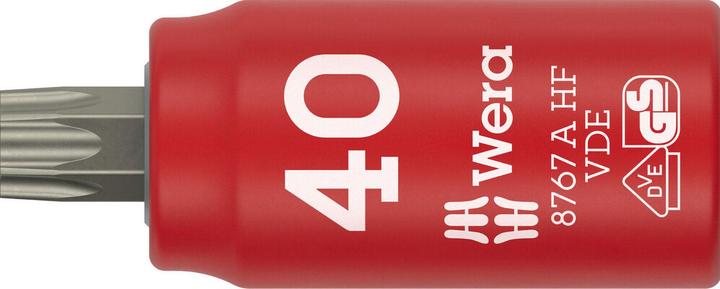Actual product image Wera 8767 A VDE HF Torx Bitnuss 1/4, TX40 (1/4")