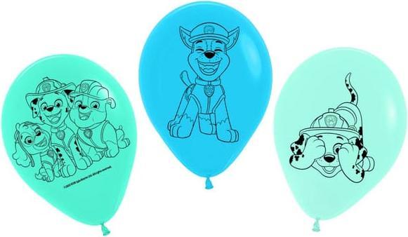 Tib 5 Luftballons Paw Patrol 30cm (5x)